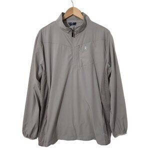 Little Donkey Andy 1/4 Zip Pullover Jacket Mens XL Tan Golf Activewear Quick Dry